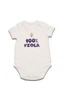 BODY BABY "100% VIOLA" FIORENTINA