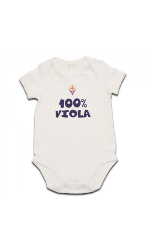 BODY BABY "100% VIOLA" FIORENTINA