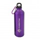 BORRACCIA IN ALLUMINIO VIOLA CON MOSCHETTONE GIGLIO 500ML