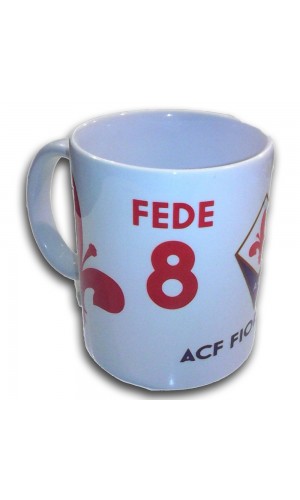 TAZZA MUG FIORENTINA PERSONALIZZABILE CON NOME E NUMERO