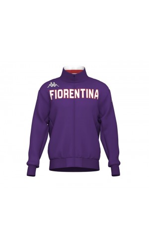 FELPA EROI ZIP UOMO VIOLA LETTERING