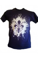 T-SHIRT TEMPO LIBERO GIGLIO FANTASY FIRENZE VIOLA