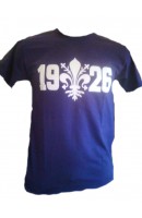 T-SHIRT TEMPO LIBERO GIGLIO FIRENZE 1926 VIOLA